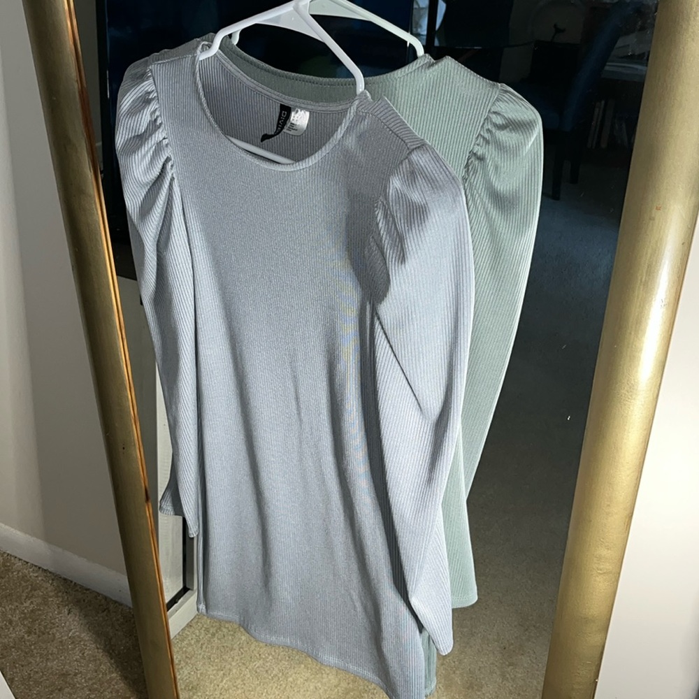 H&M fall silver dress
